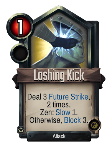 Lashing Kick