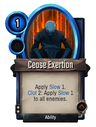 Cease Exertion