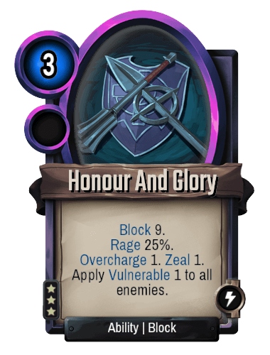 Honour And Glory