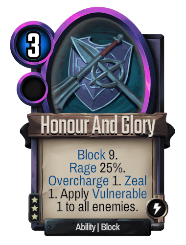 Honour And Glory